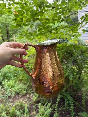 Gorham Hammered Copper Pitcher - Copper Tone